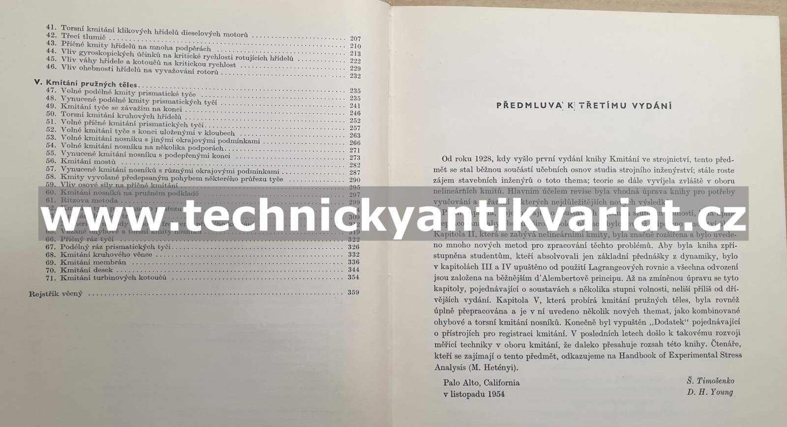 Kmitání ve strojnictví - Štěpán Timošenko (1960)