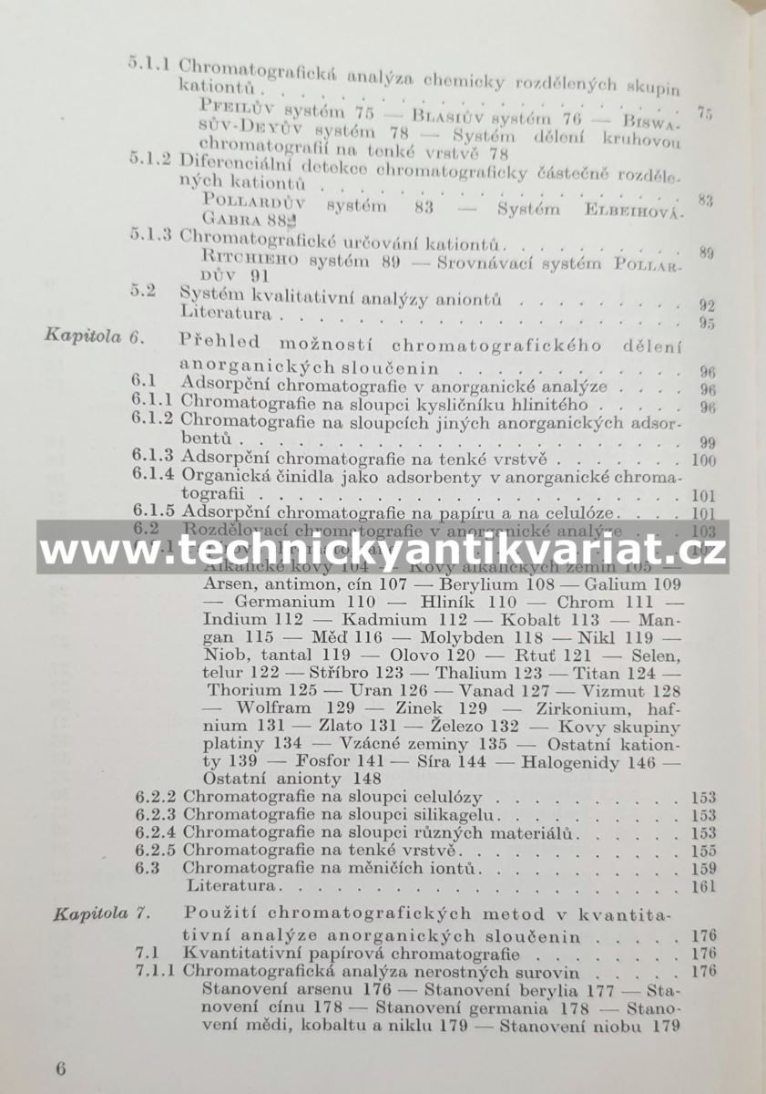 Chromatografie v anorganické analýze - Jan Michal (1970)