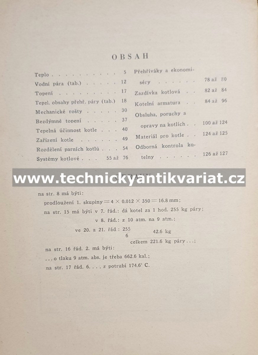Písemný kurz pro obsluhu parních kotlů - Stanislav Kozel