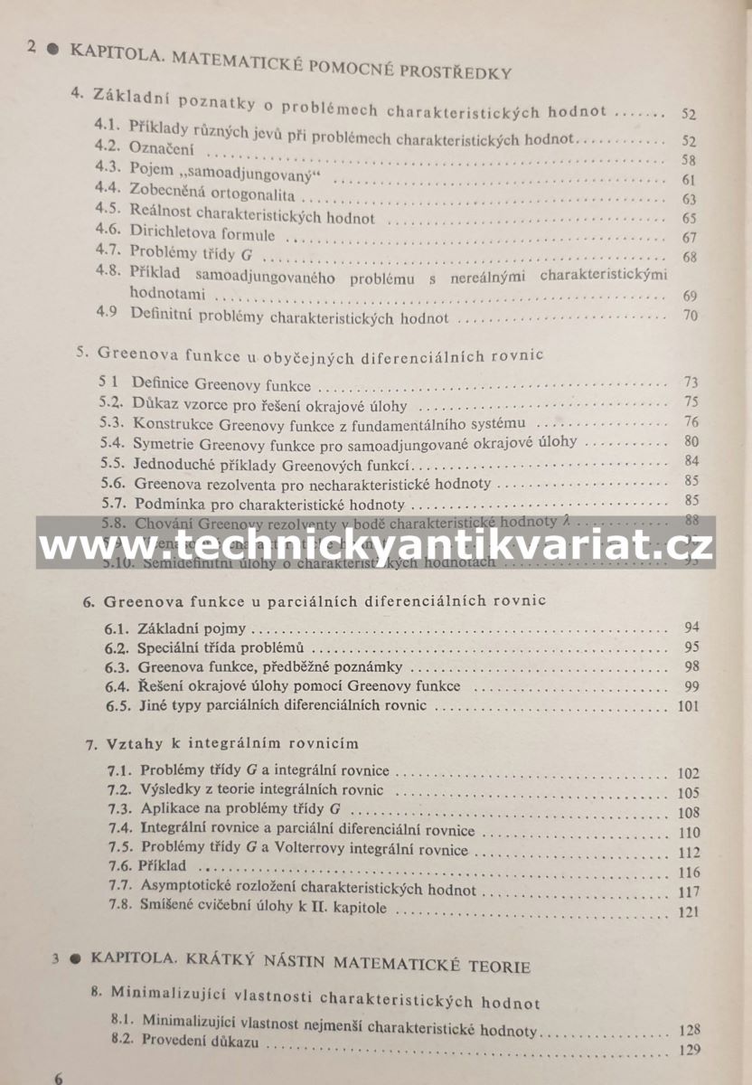 Problémy charakteristických hodnot s technickými aplikacemi - L. Collatz (1965)