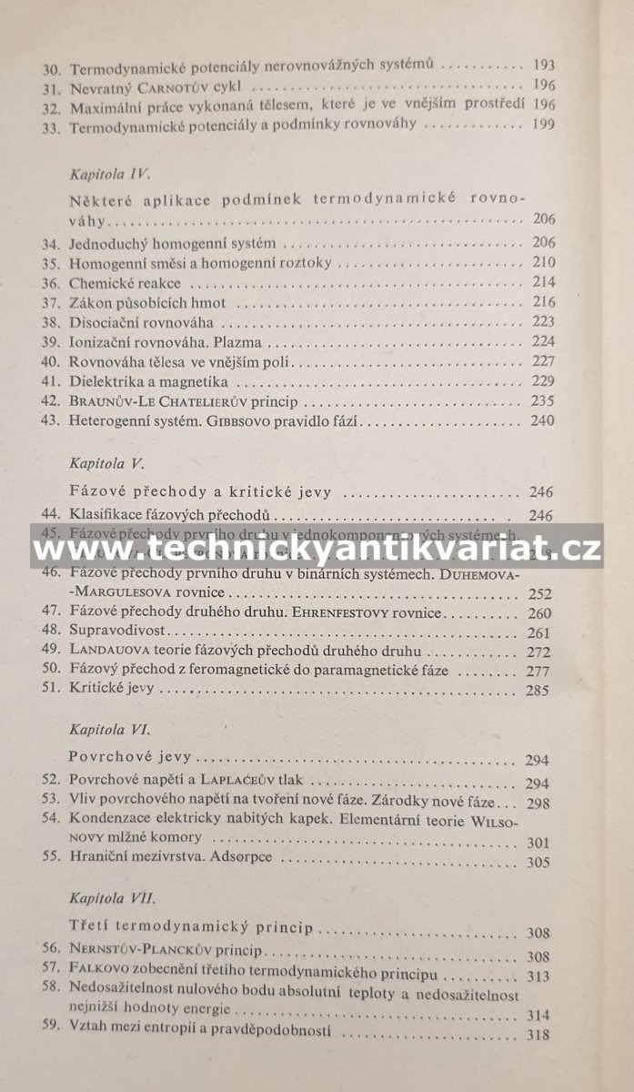 Termodynamika - Jozef Kvasnica (1965)