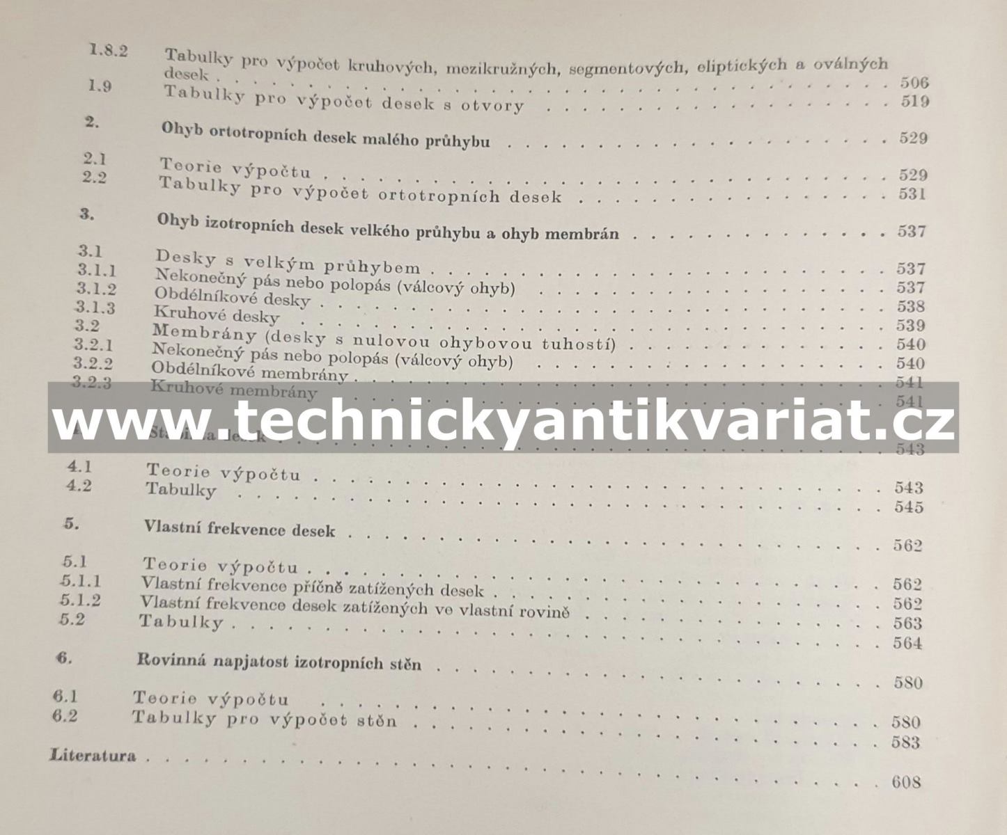 Tabulky pro výpočet desek a stěn - Richard Bareš (1979)