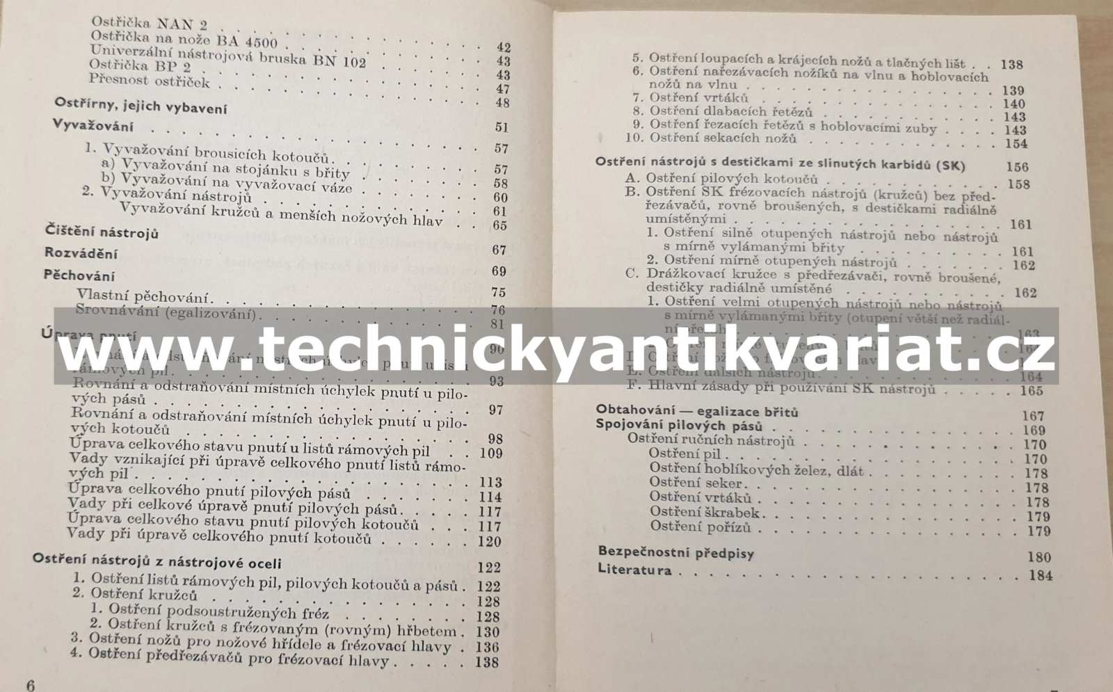 Údržba a ostření dřevoobráběcích nástroj - Stanislav Prokeš (1975)