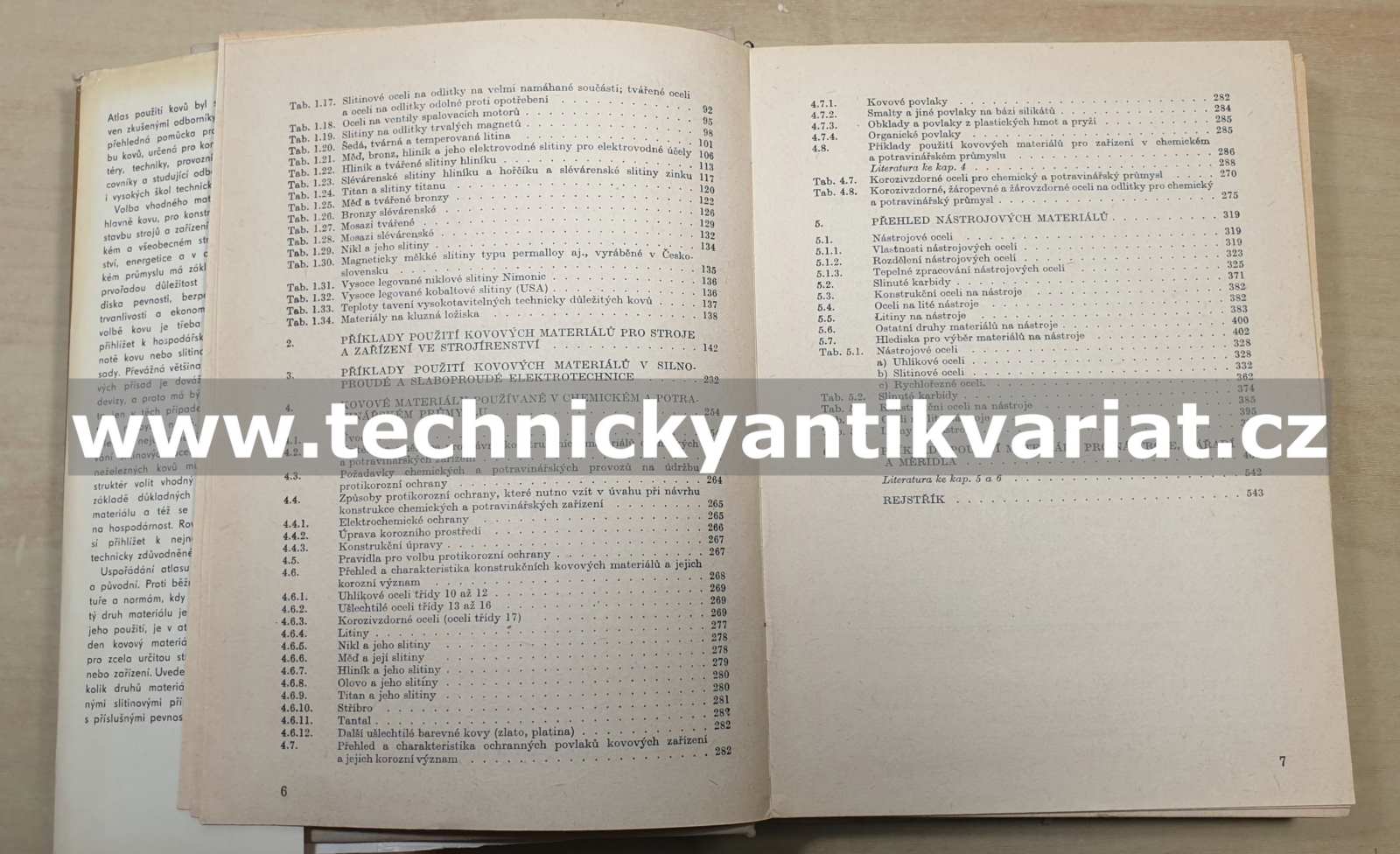 Atlas použití kovů ve strojírenství, elektrotechnice a v chemickém průmyslu (1980)