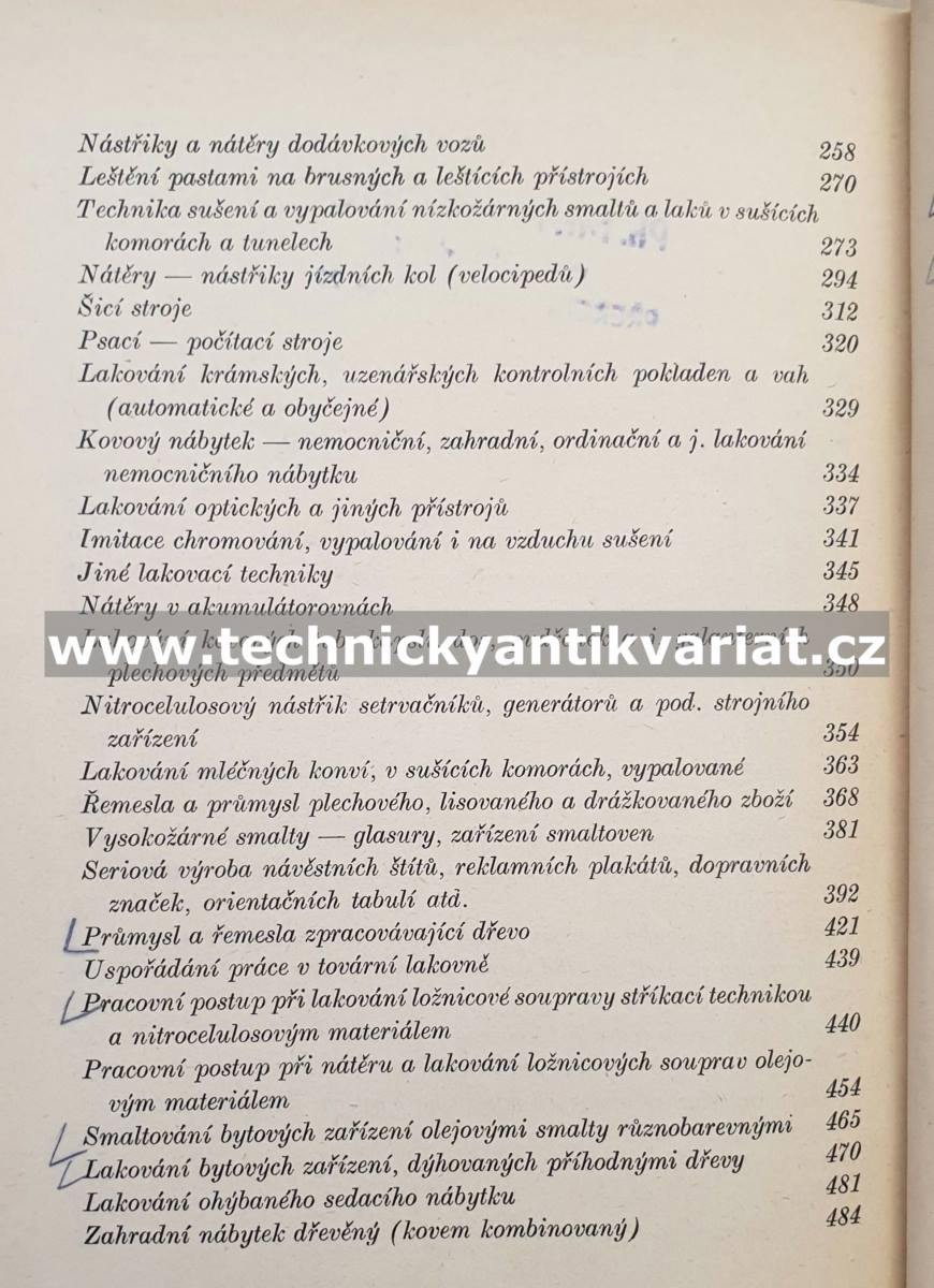 Nátěry, nástřiky a smalty - Ferdinand Průša (1948)