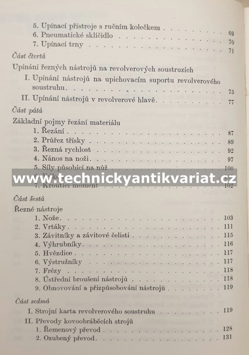Soustružník Revolverář - E. O. Peškov (1952)