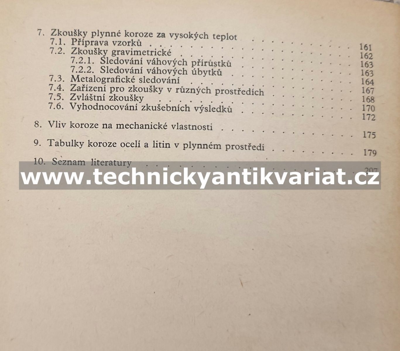Koroze ocelí a litin v plynném prostředí za vysokých teplot - Pavel Grobner (1964)