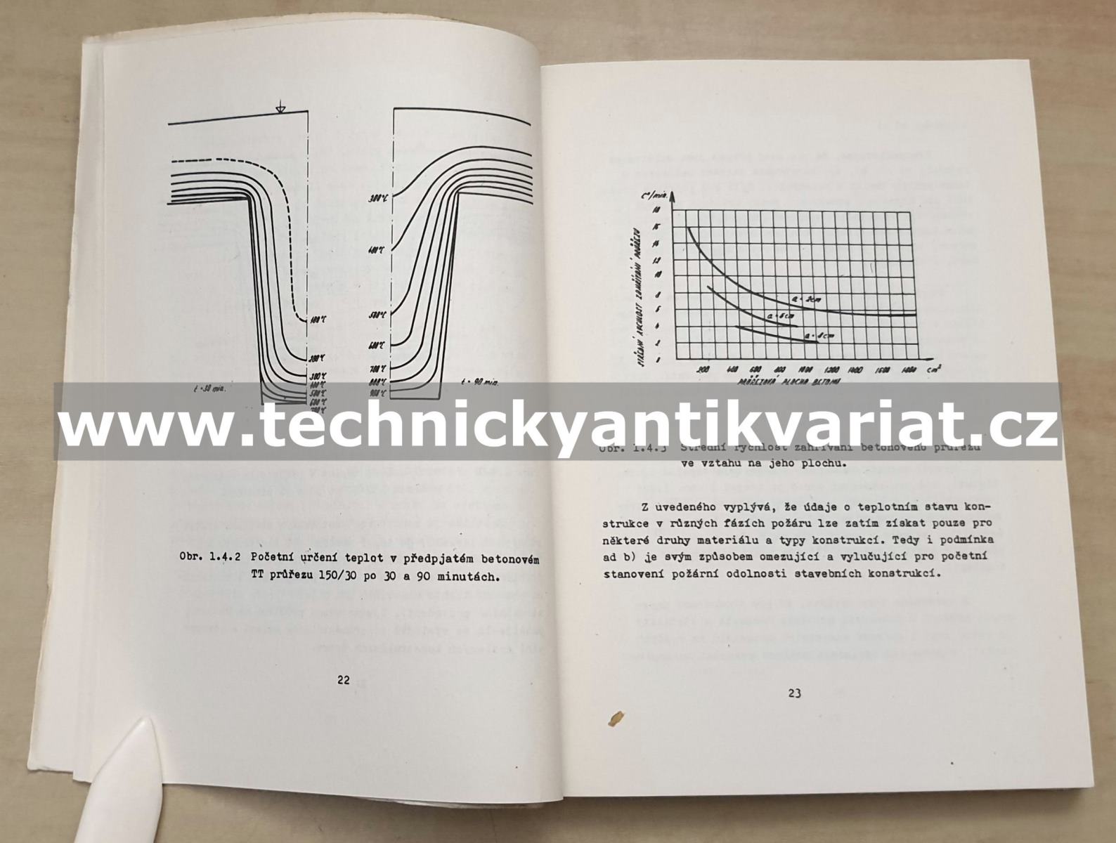 Hodnoty požární odolnosti stavebních konstrukcí - Vladimír Reichel (1971)