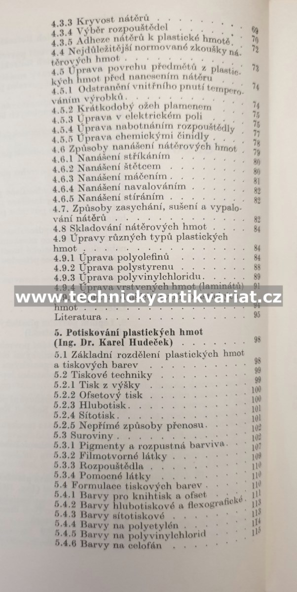 Povrchové úpravy - Rotrekl, Hudeček, Komárek, Staněk (1971)