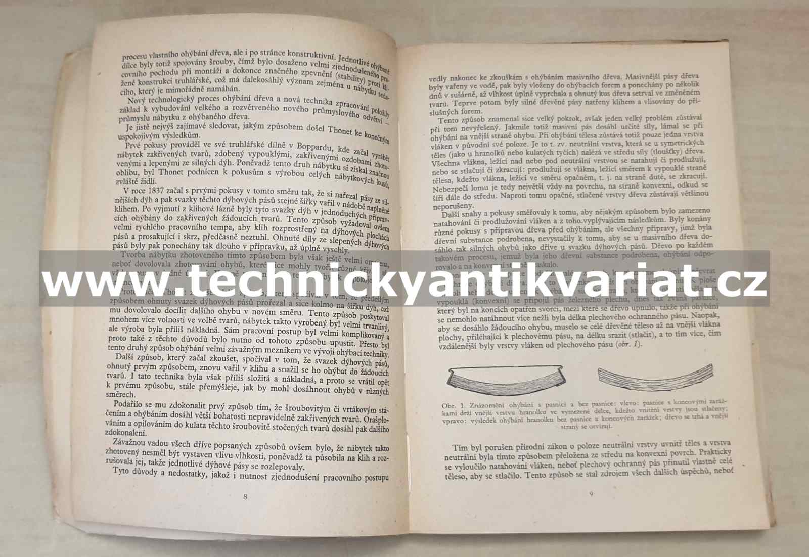 Ohýbaný nábytek - Jaroslav Vaněk (1952)