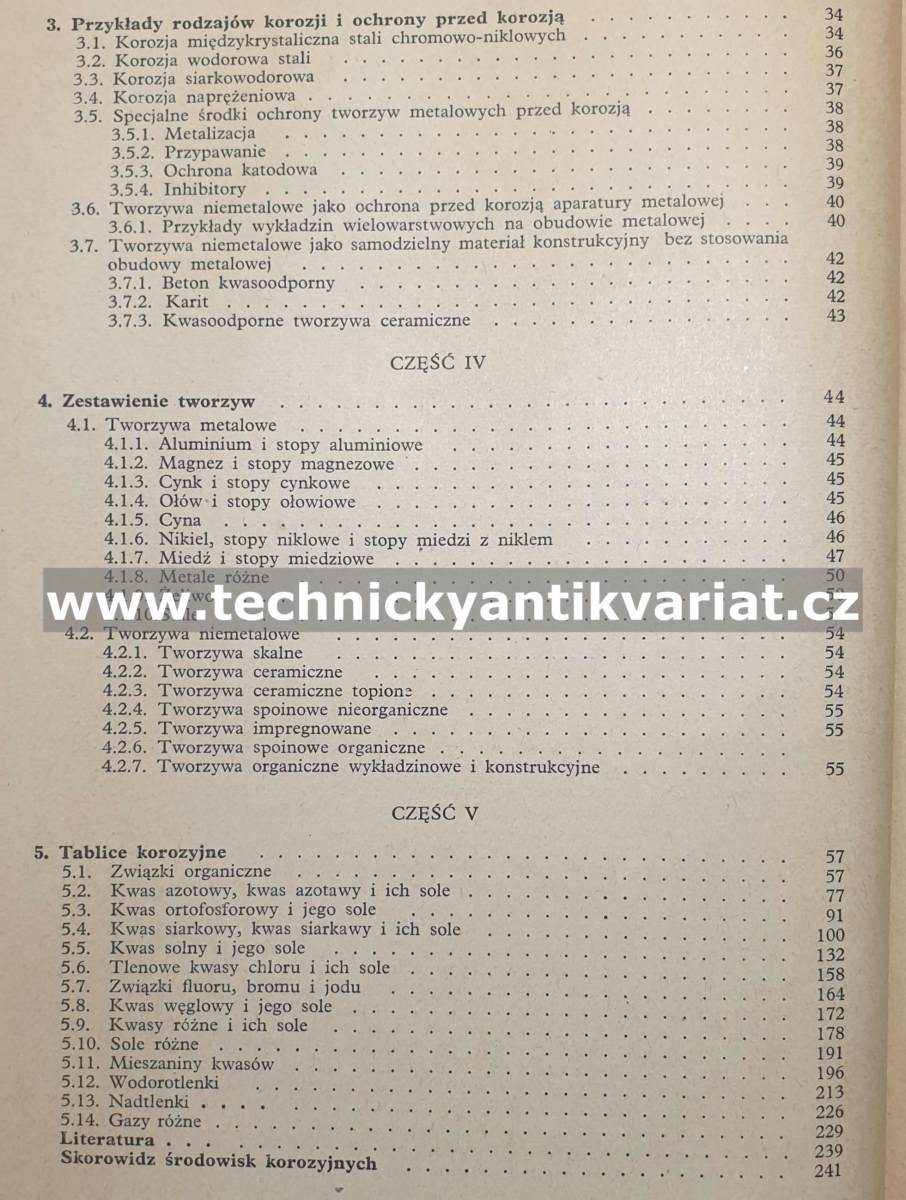 Korozja, poradník - Jodko, Meyer, Orlowski, Czartona (1958)