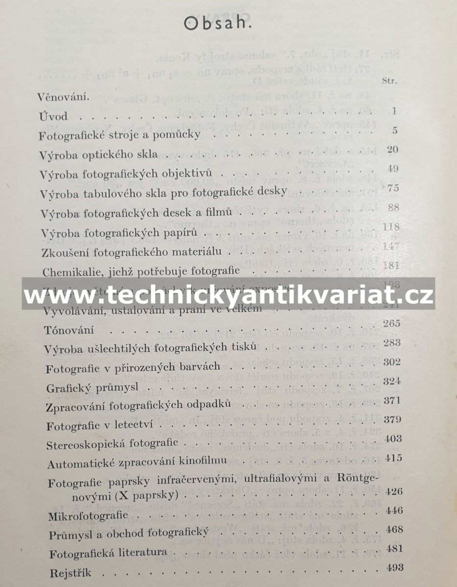 Technická fotografie a její užití (1939)
