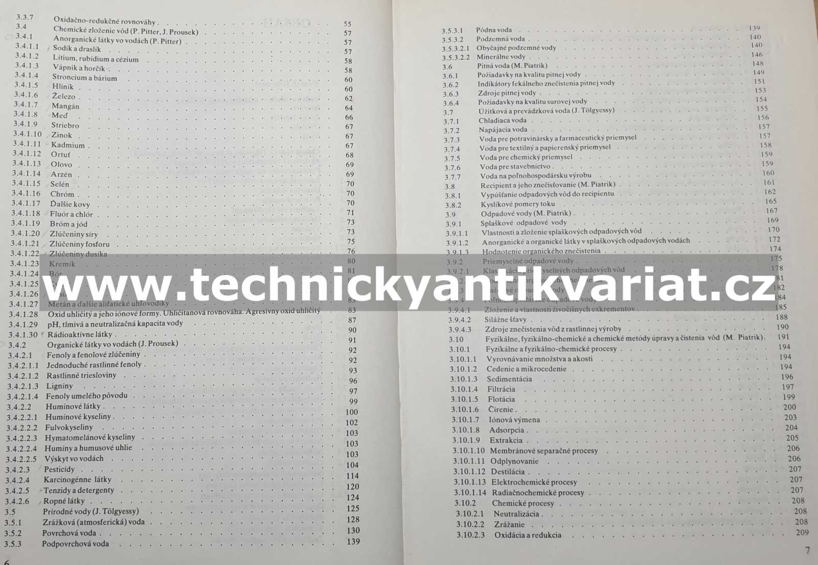 Chémia, biologia a toxikologia vody a ovzdušia - J. Tolgyessy a kolektiv (1984