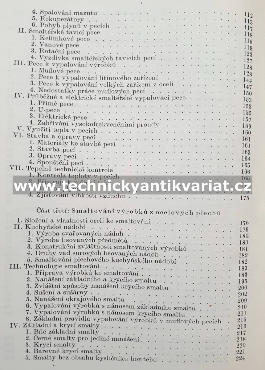 Technologie smaltování kovových výrobků - V. J. Lokšin (1955)