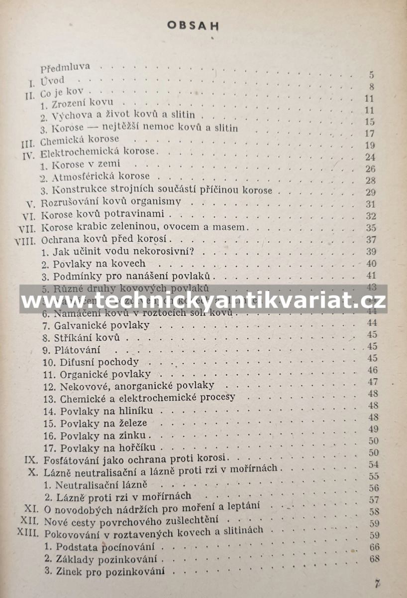 Boj proti rezavění kovů - Josef Teindl (1952)