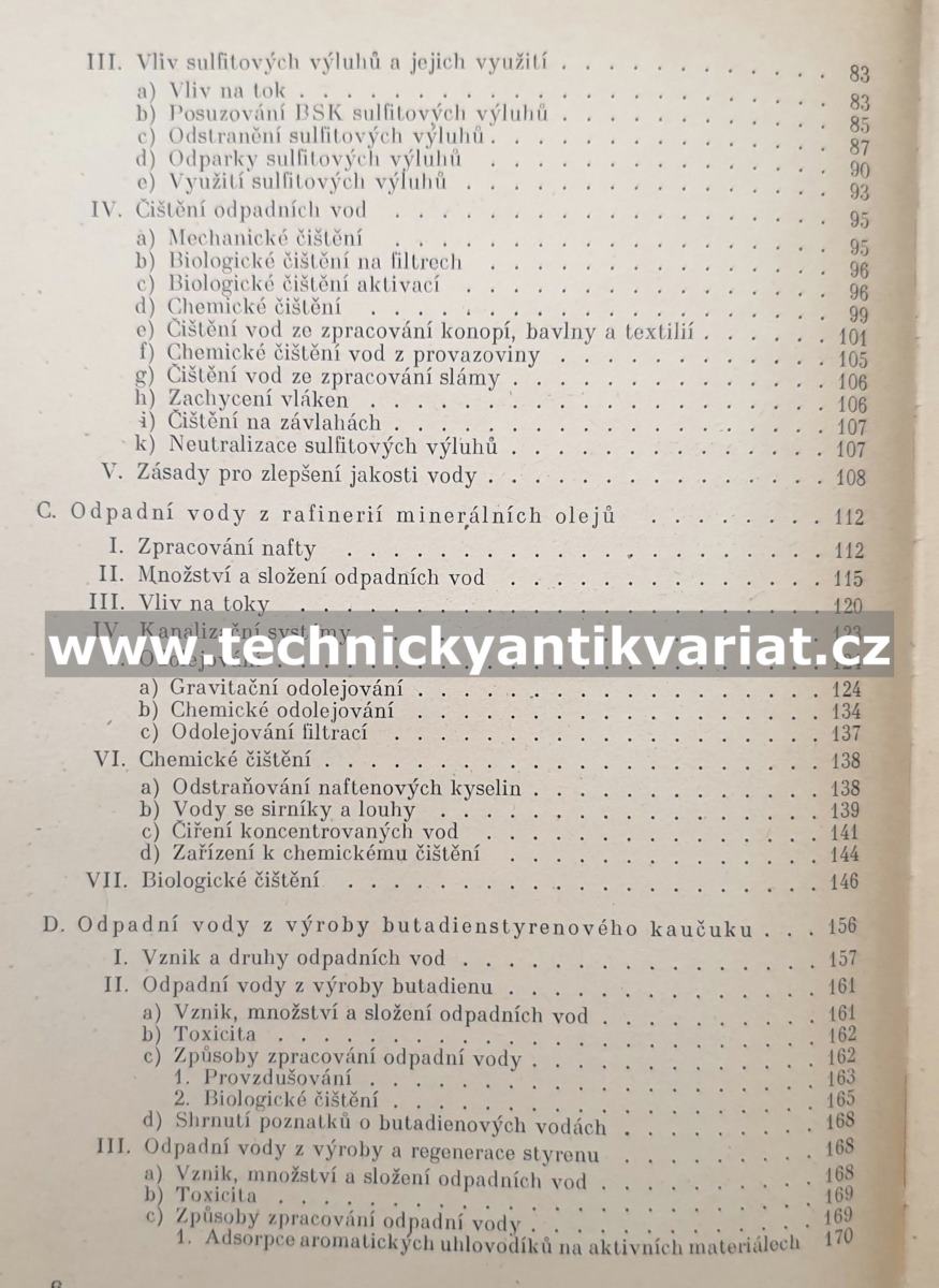 Průmyslové odpadní vody - Adolf Petrů (1961)