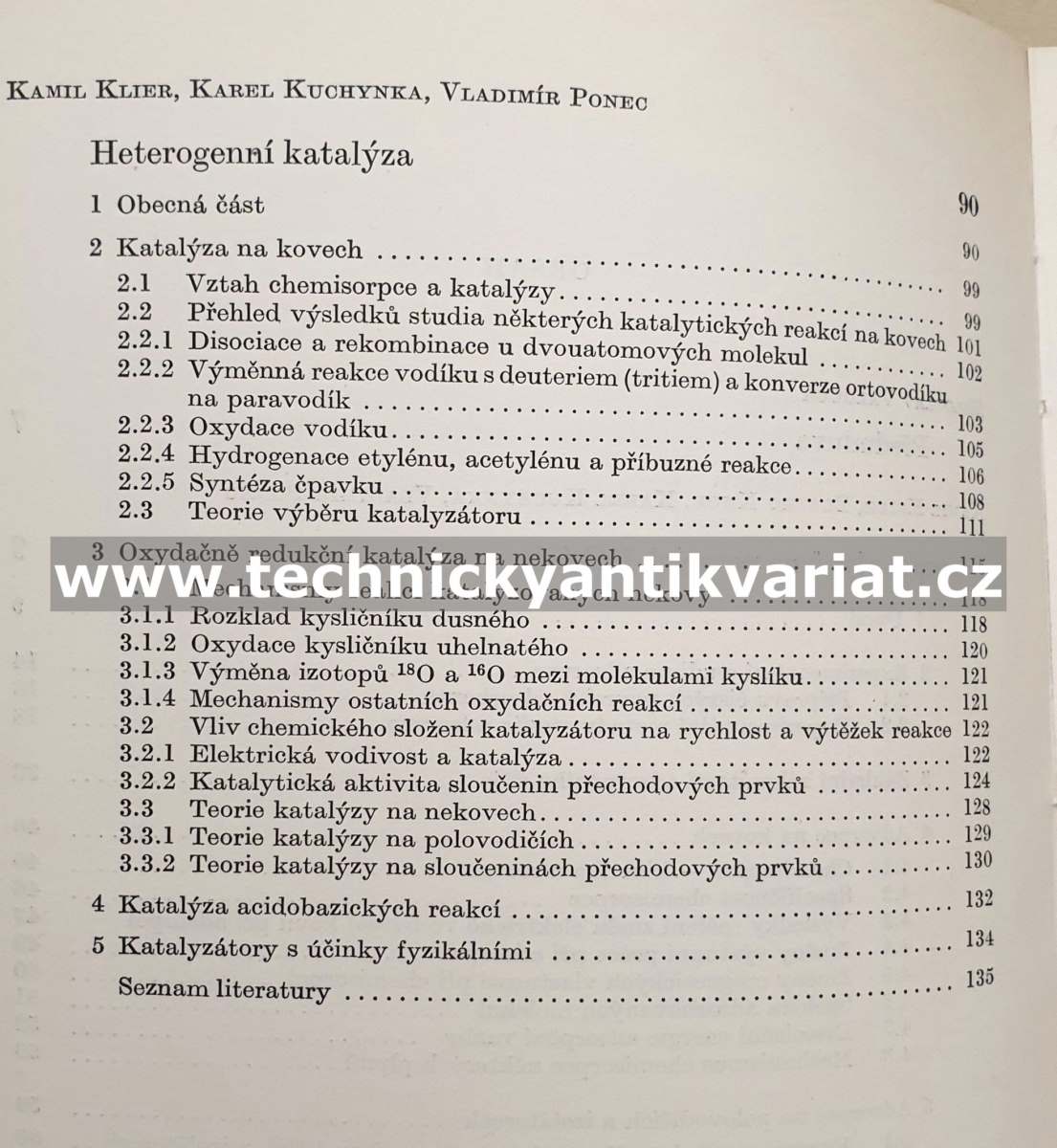 Adsorpce a katalýza na pevných látkách (1965)