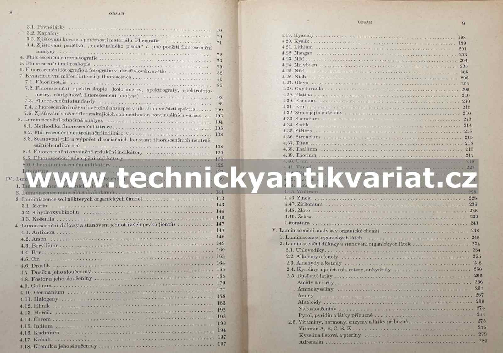 Luminiscenční analysa - Záviš Holzbecher (1957)