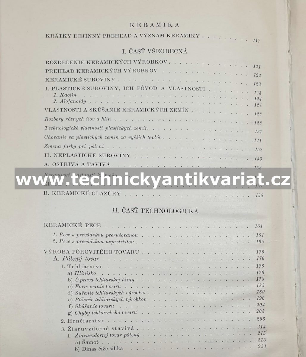 Prehlad sklarstva a keramiky v teorii a praxi - Mikuláš Gregor (1953)
