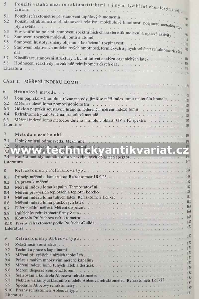 Refraktometrické metody v chemii - B.V. Ioffe (1983)