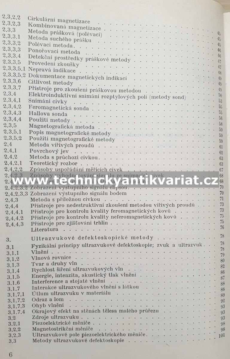 Zkoušení materiálů a výrobků bez porušení - Míšek, Ptáček (1973)