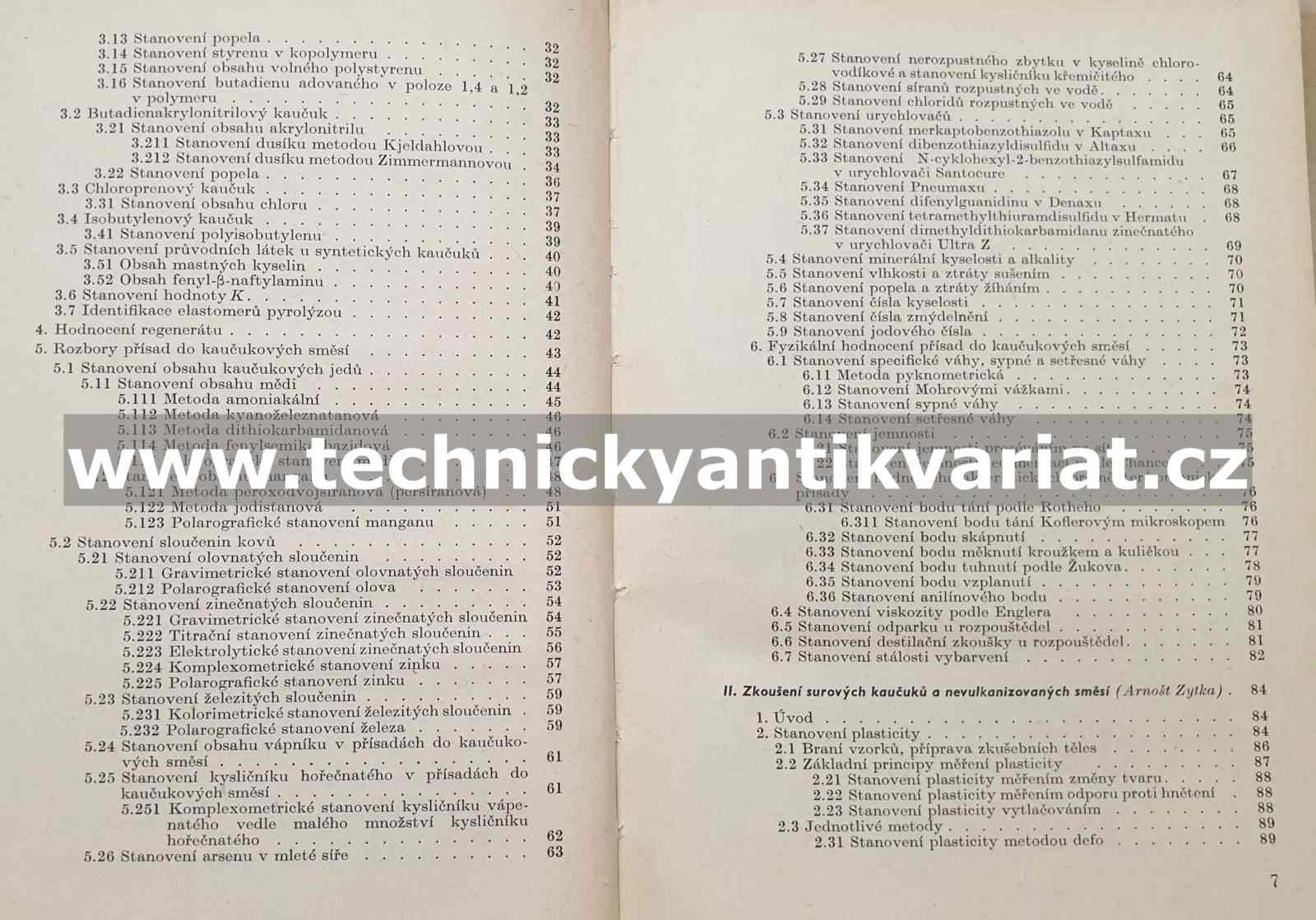 Zkušební metody v gumárenství - J. Kubík, A. Zytka (1962)