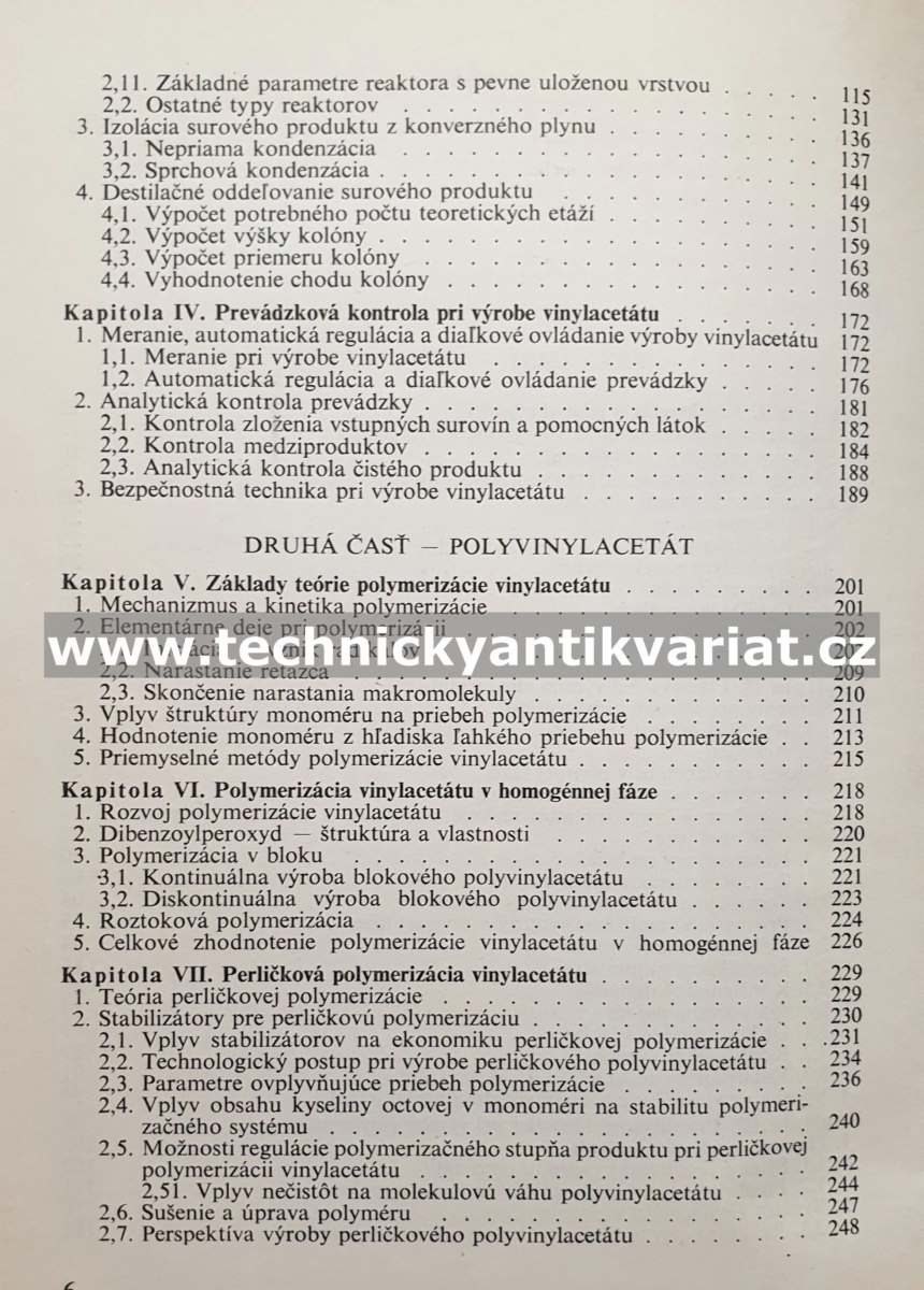 Polyvinylacelát - Gregor, Koudelka, Yanko (1962)