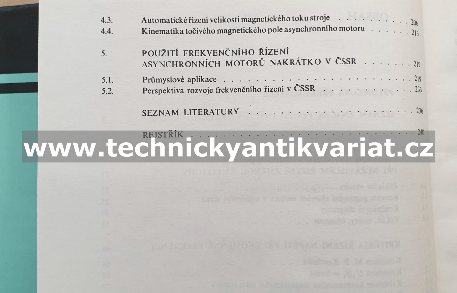 Řízení asynchronních motorů měniči frekvence - A.A. Bulgakov (1989)