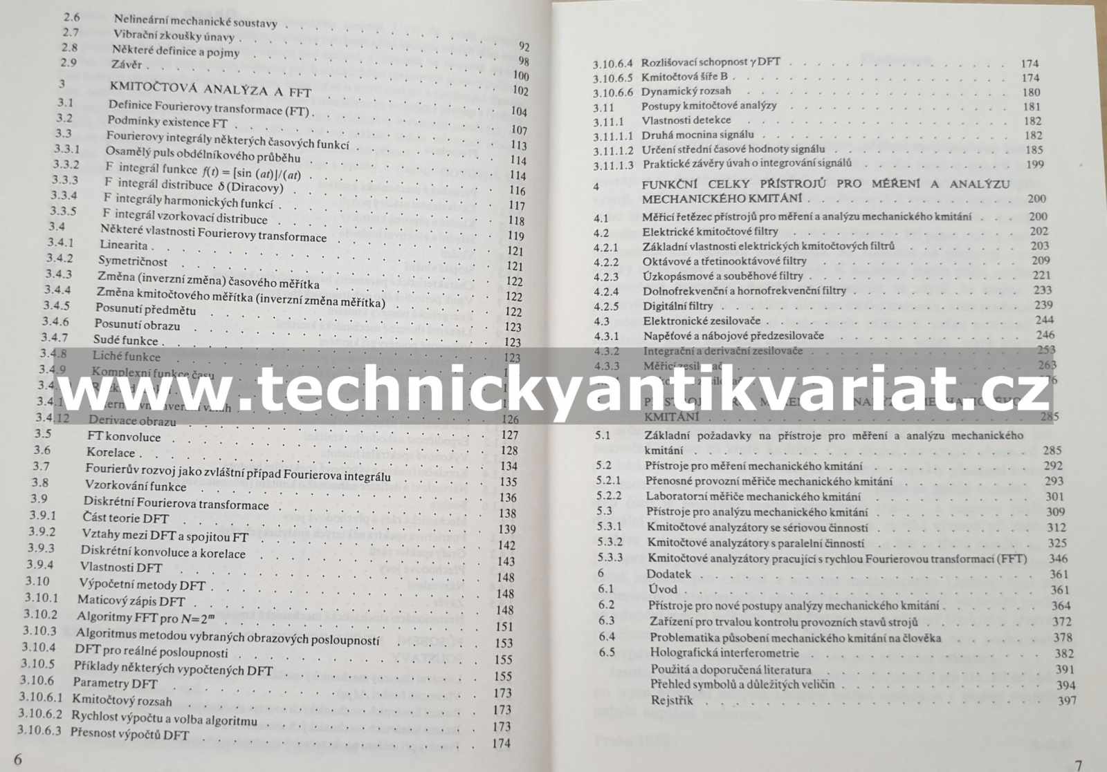 Měření a analýza mechanického kmitání - M. Navrátil, O. Pluhař (1986)