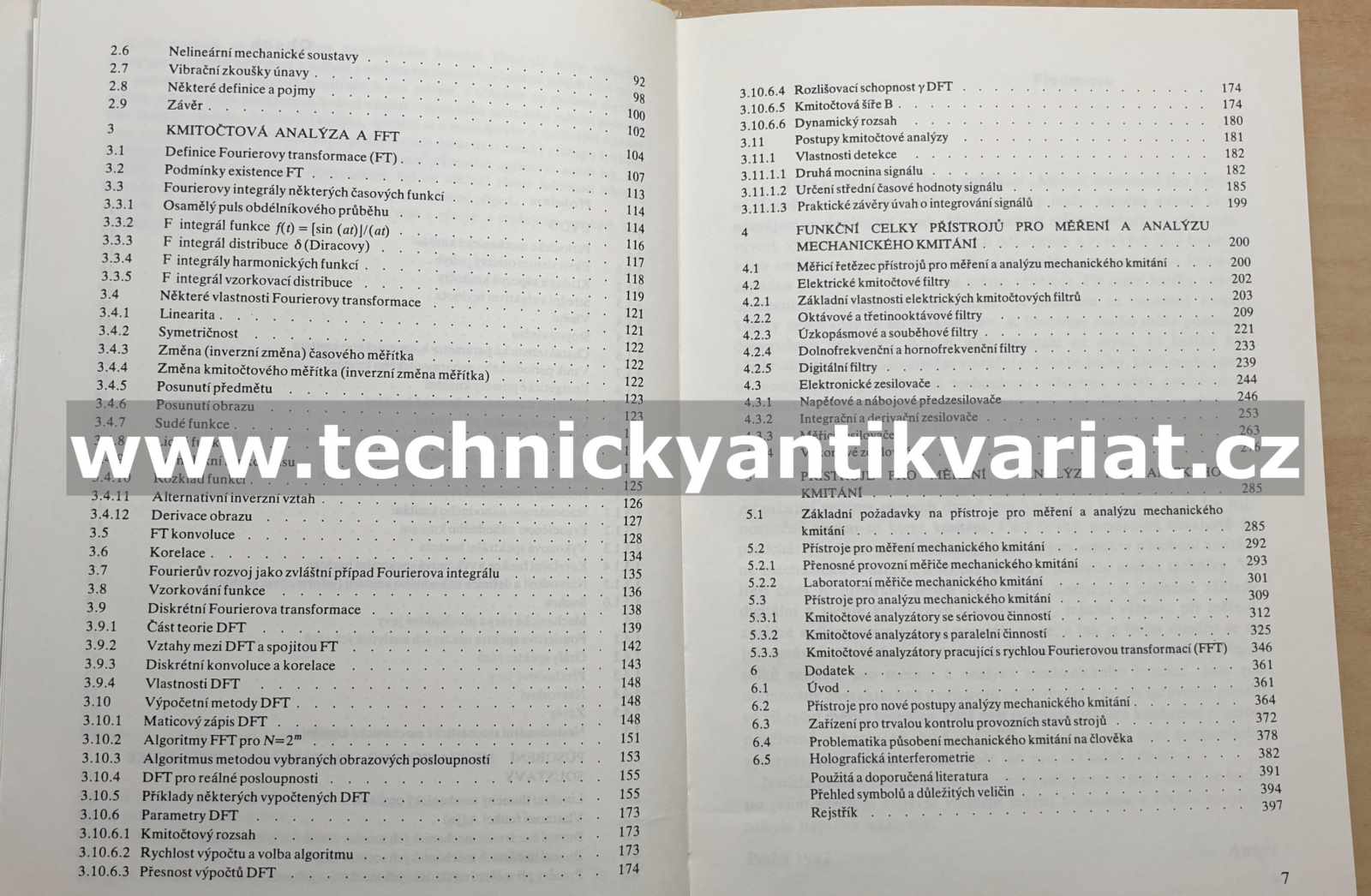 Měření a analýza mechanického kmitání - M. Navrátil, O. Pluhař (1986)