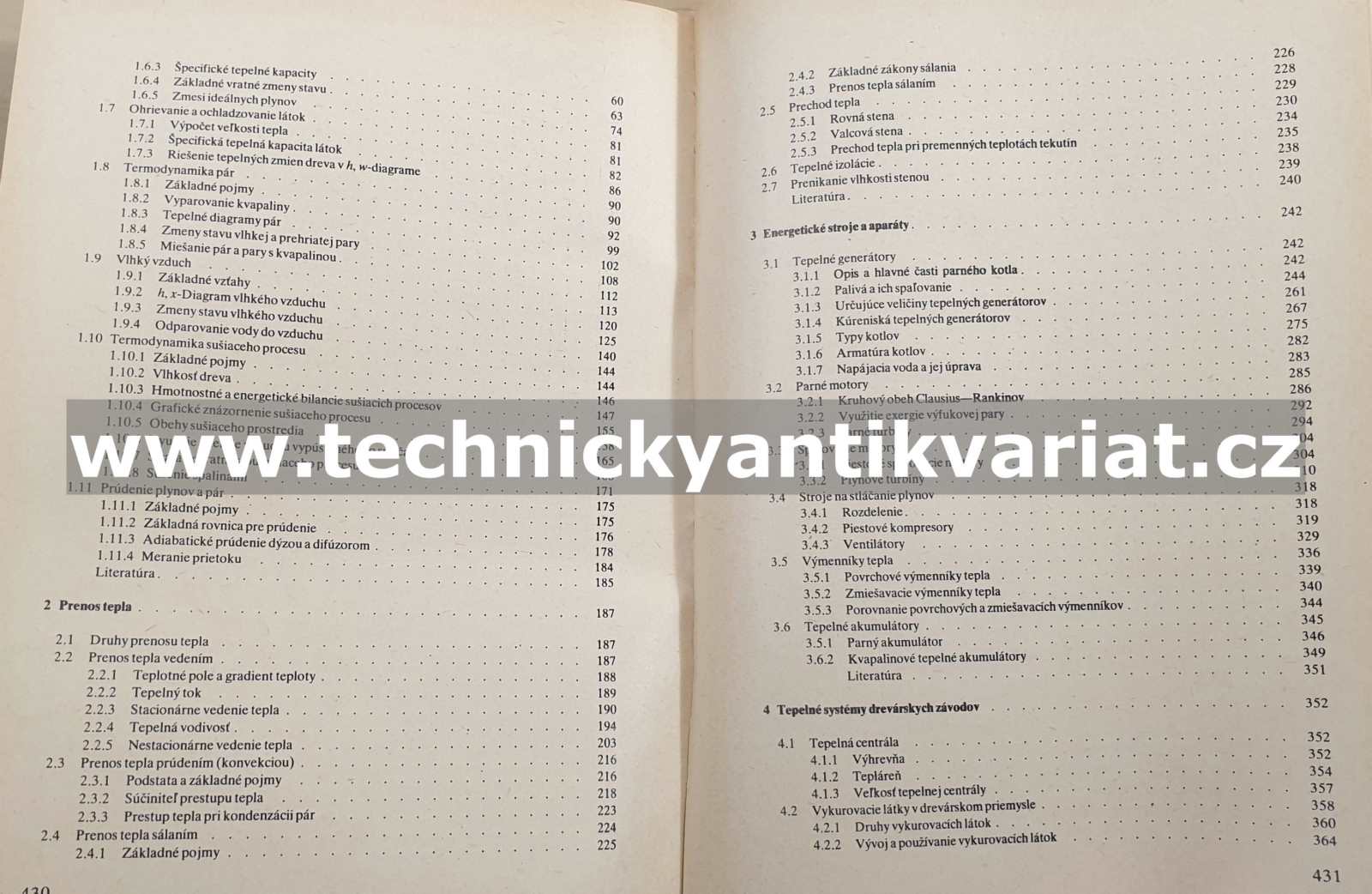 Energetika a tepelná technika pre dverárských inžinierov - František Setnička (1981)