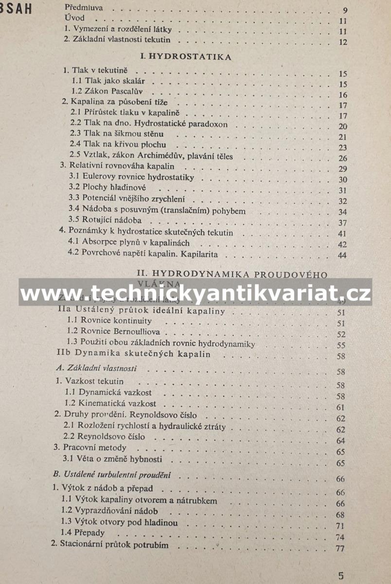 Hydromechanika - Otakar Maštovský (1964)