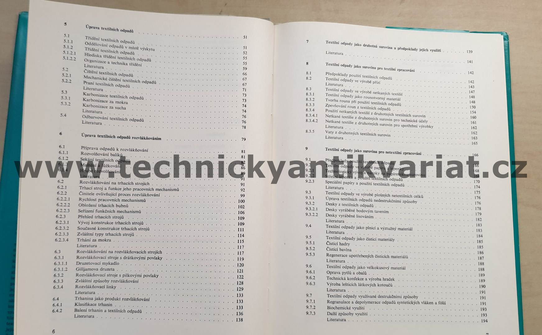 Textilní druhotné suroviny - Dušan Riegl, jan Kadlec (1985)