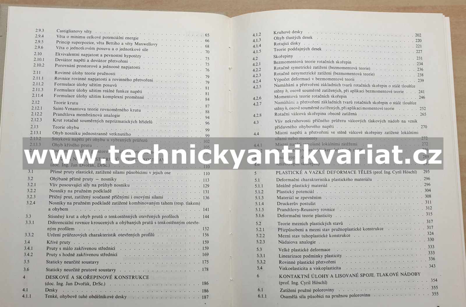 Pružnost a pevnost ve strojírenství - Němec, Dvořák, Hoschl (1989)