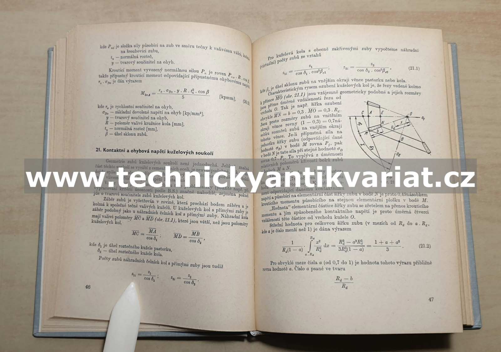 Namáhání ozubených kol - W.A.Tuplin (1964)