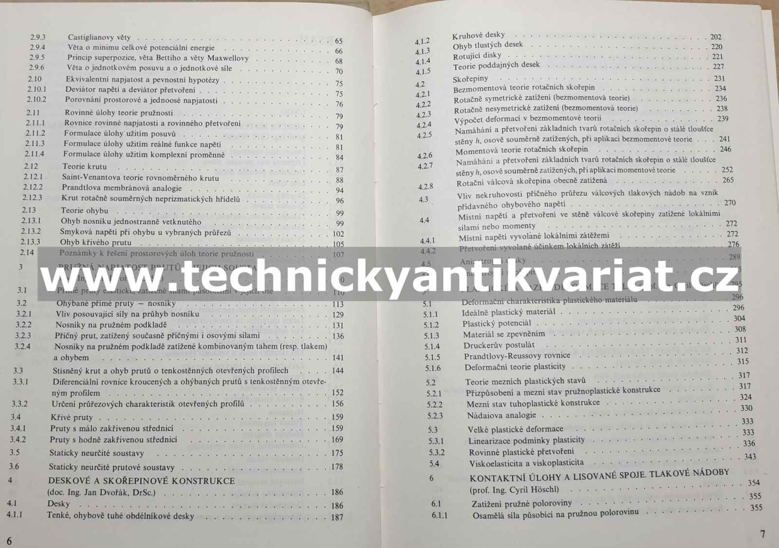 Pružnost a pevnost ve strojírenství - Němec, Dvořák, Hoschl (1989)