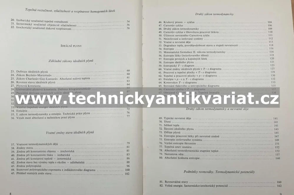 Technická termodynamika - Josef Kalčík (1963)