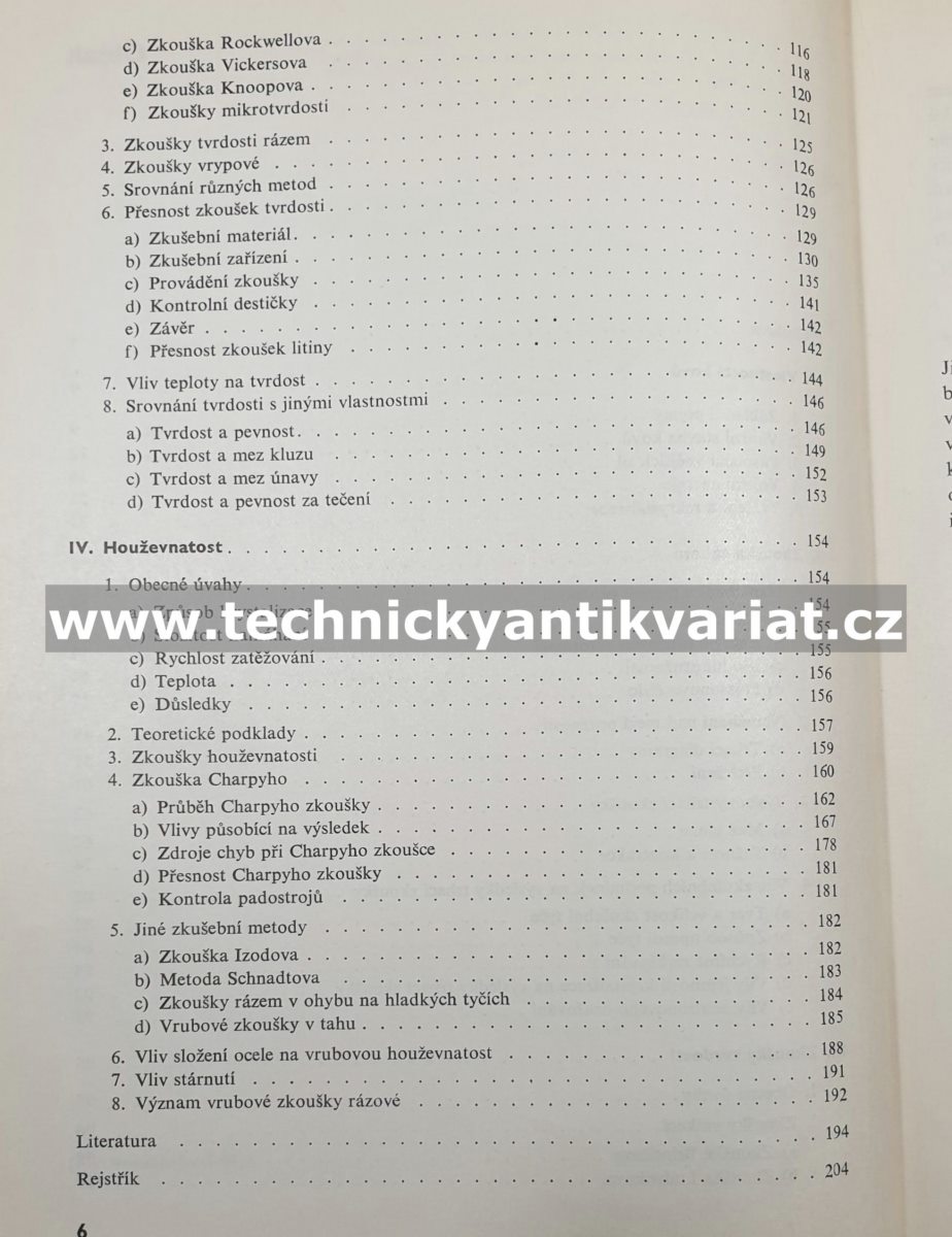 Základní zkoušky kovů a jejich teorie - Vojtěch Jareš (1966)