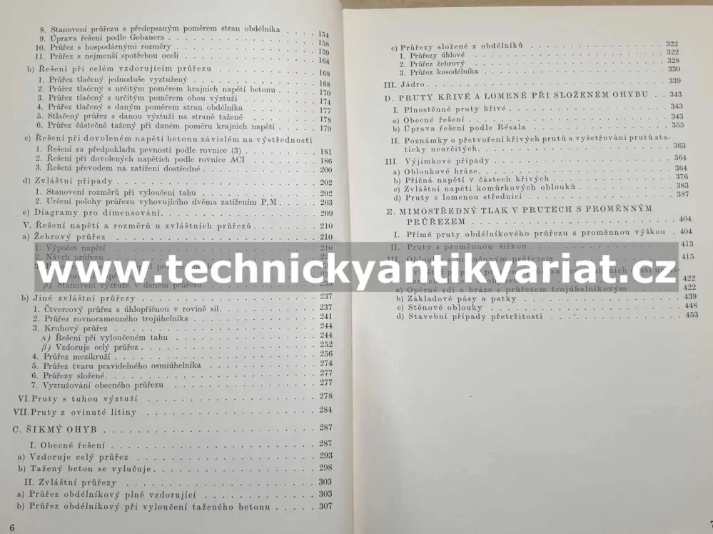 Betonové stavitelství III.výpočty, konstrukce, Svazek 1, 2 - Stanislav Bechyně (1956)