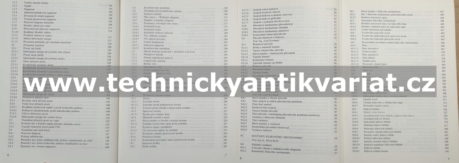 Části strojů 1, 2.svazek - Bolek, Kochman a kol. (1989, 1990)
