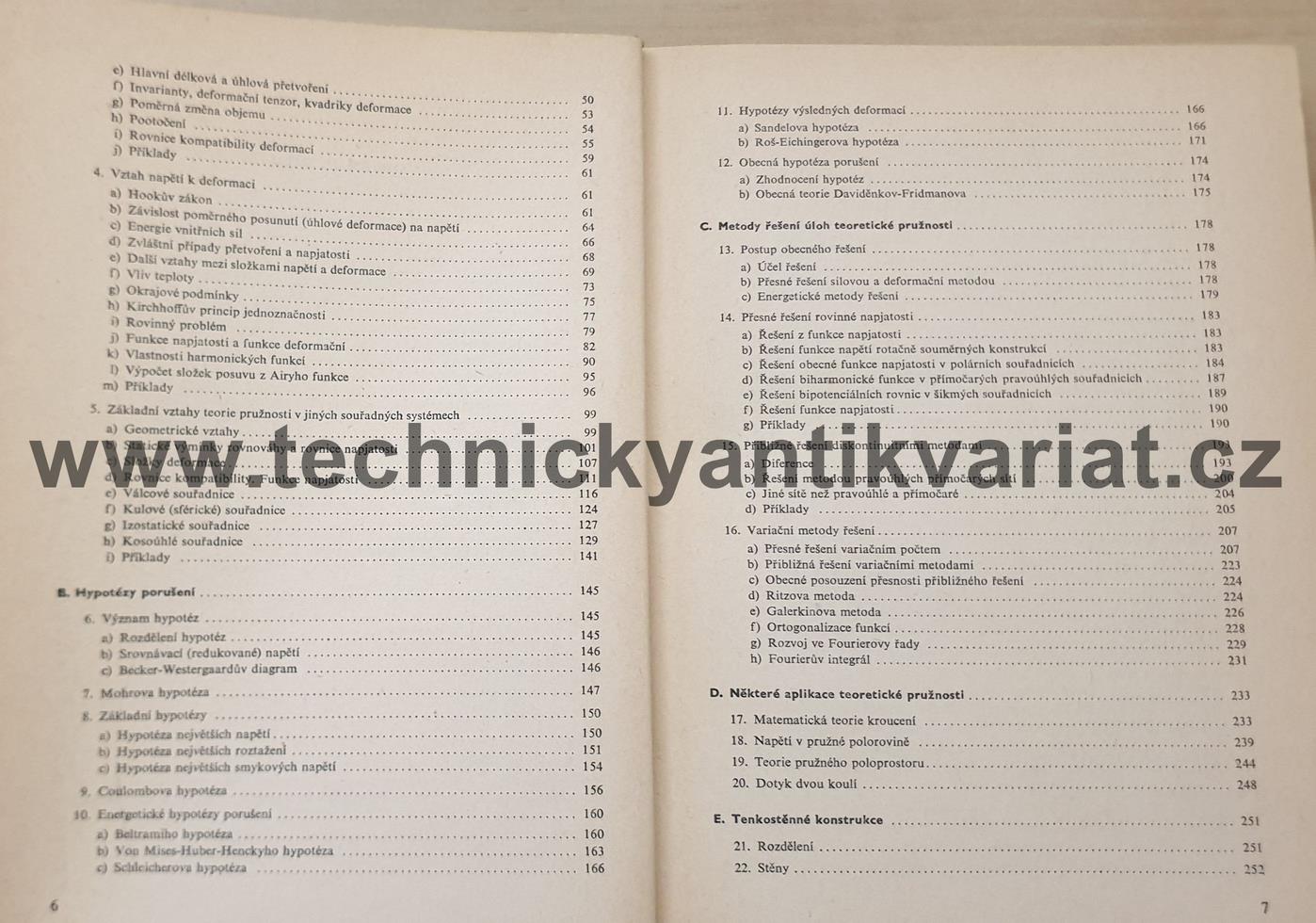 Nauka o pružnosti a pevnosti II. Teoretická pružnost - Jan Ducháček (1957)