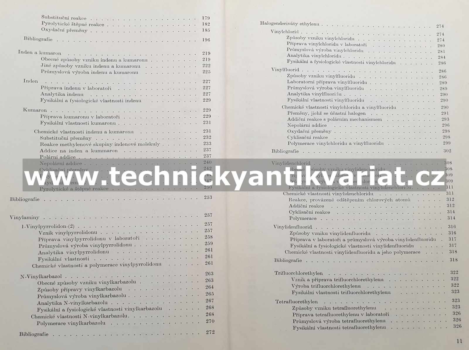 Chemie monomerů I. Pavel Vaculík (1956)
