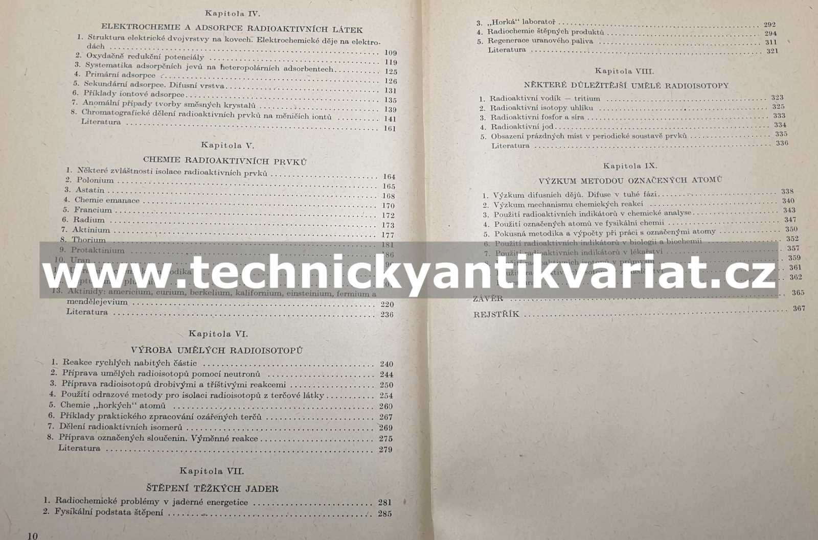 Radioaktivní prvky - S.I.Bresler (1959)