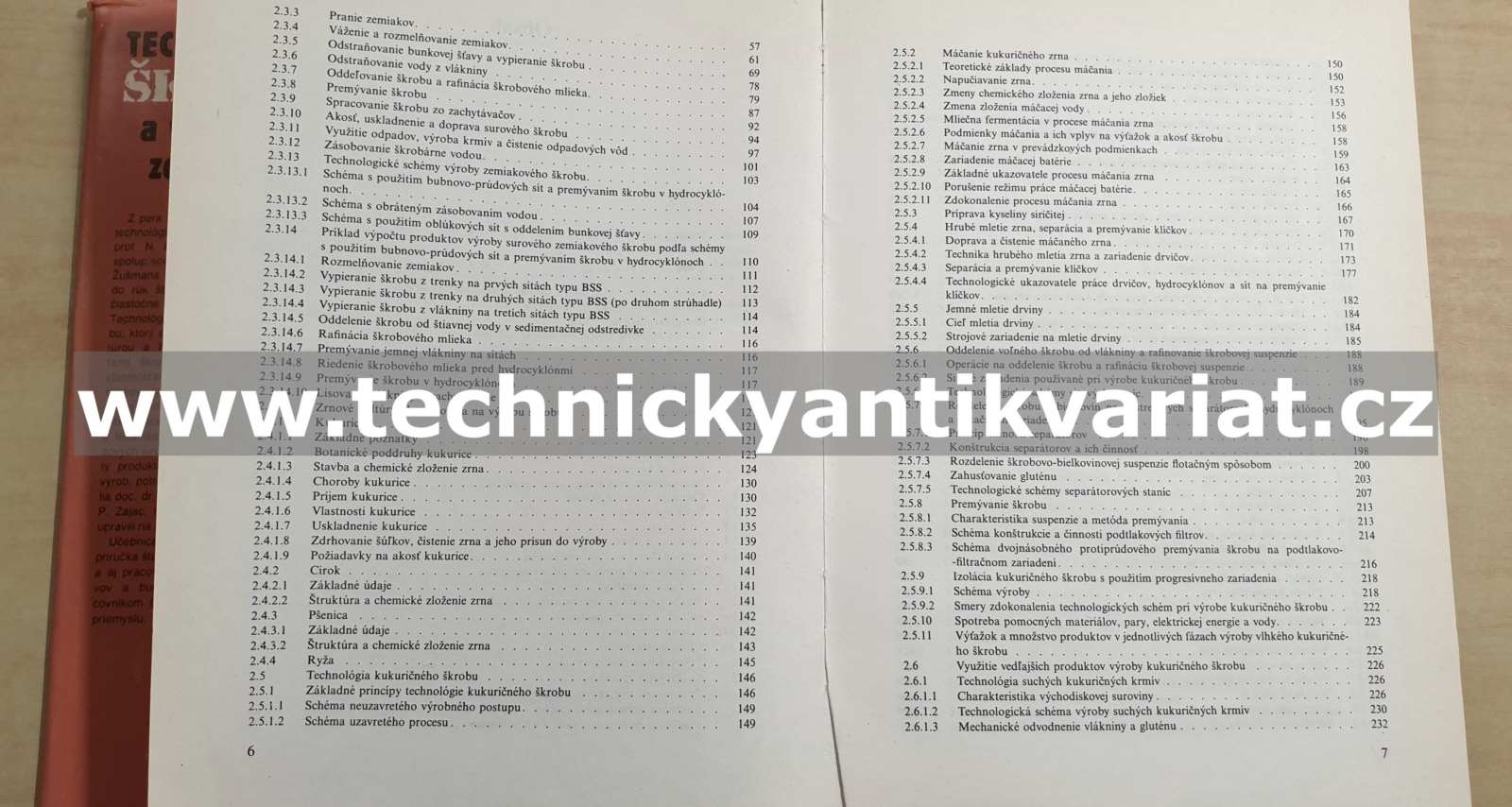 Technologia škrobu a výrobkov zo škrobu - Nikolaj Trebukov (1987)