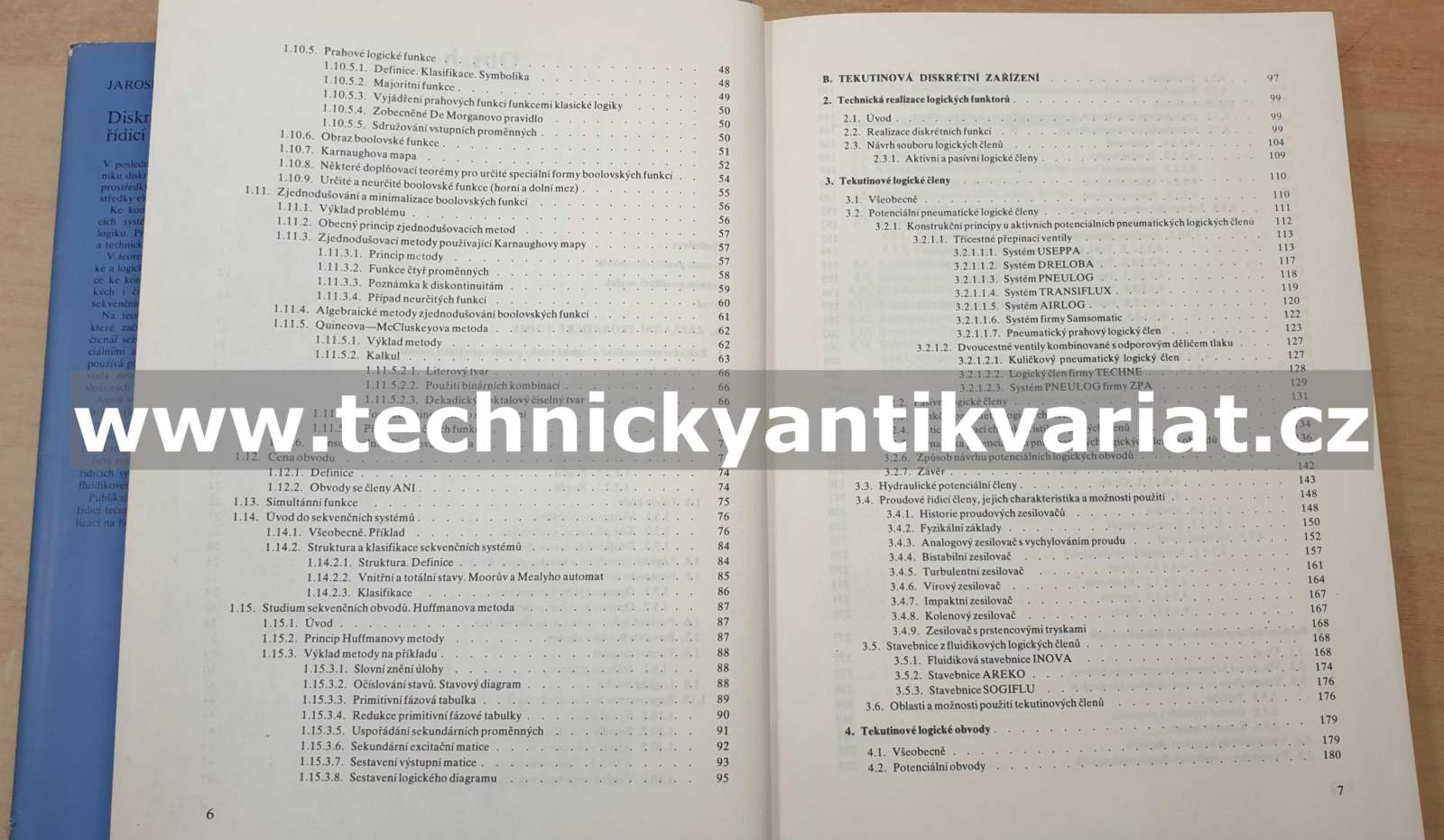 Diskrétní tekutinové řídící systémy - Jaroslav Volčík (1985)