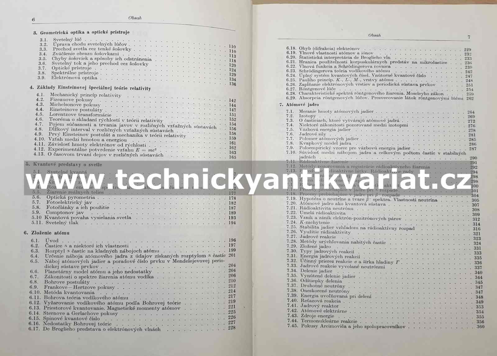 Optika, stavba atomů, atomové jádro - M.I. Korsunskij (1964)