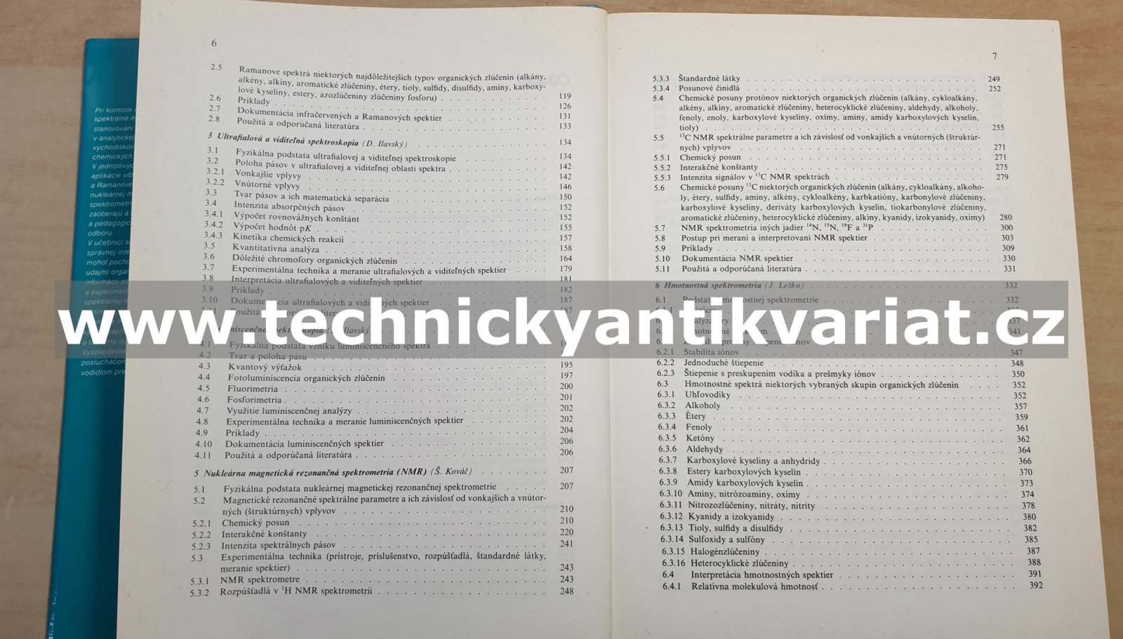 Metody kontroly technologických procesov. Spektrálne metody v organickej chémii a technologii - Kovač, Ilavský, Leško (1987)