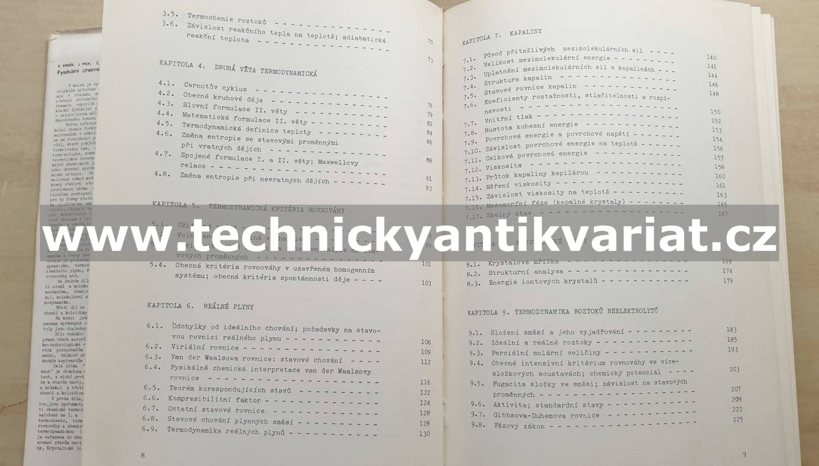 Fysikální chemie v otázkách 1,2,3 (1975, 1975, 1976)