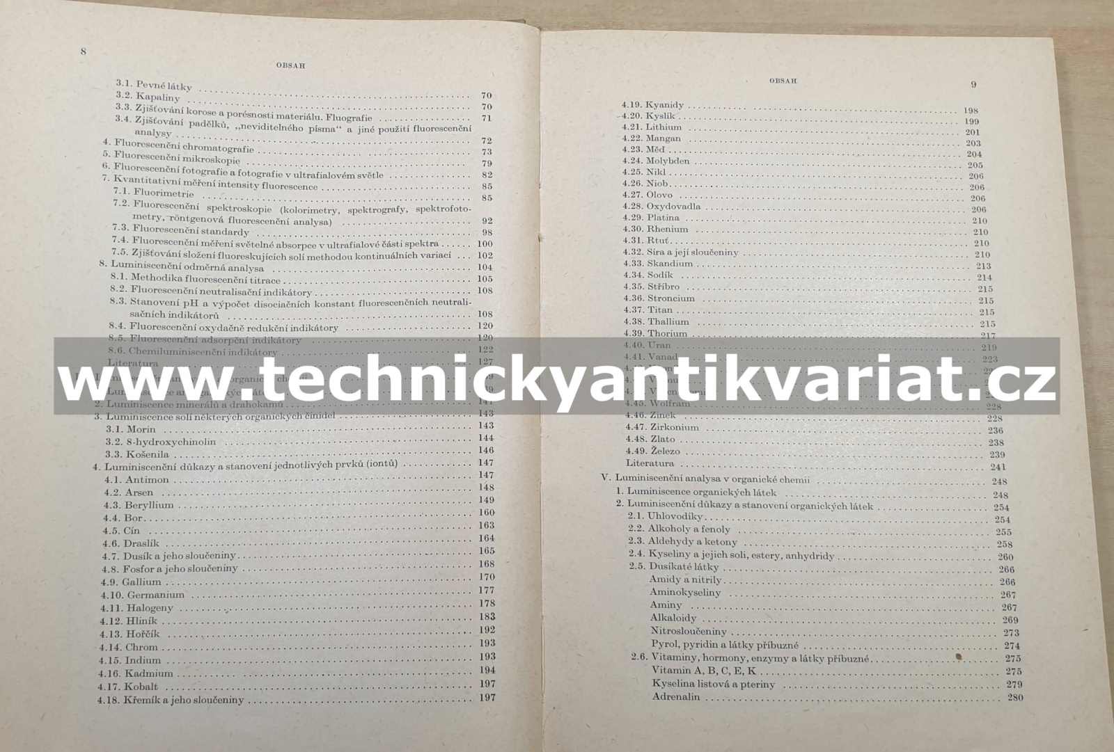 Luminiscenční analysa - Záviš Holzbecher (1957)