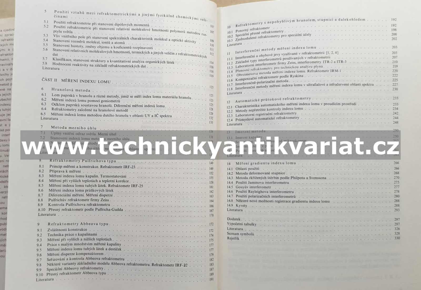 Refraktometrické metody v chemii - B.V. Ioffe (1983)